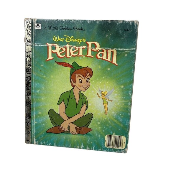 A Little Golden Book Peter Pan 1989 Vintage - Picture 4 of 4